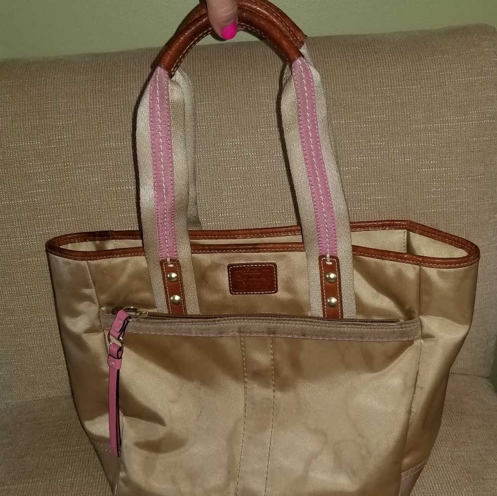 Coach Gold Tote